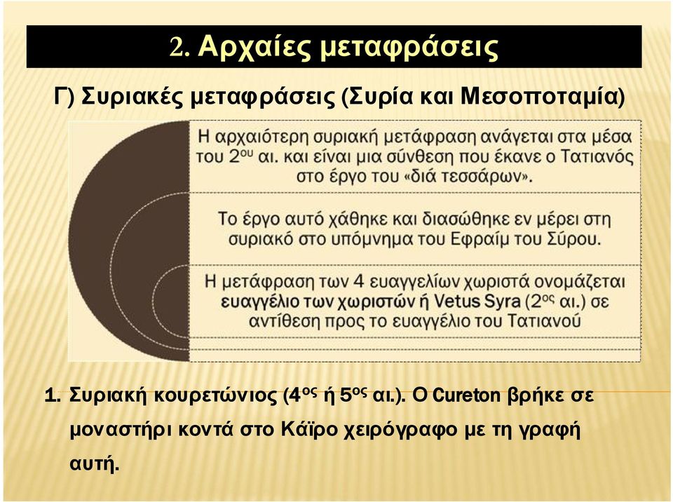 Συριακή κουρετώνιος (4 ος ή 5 ος αι.).