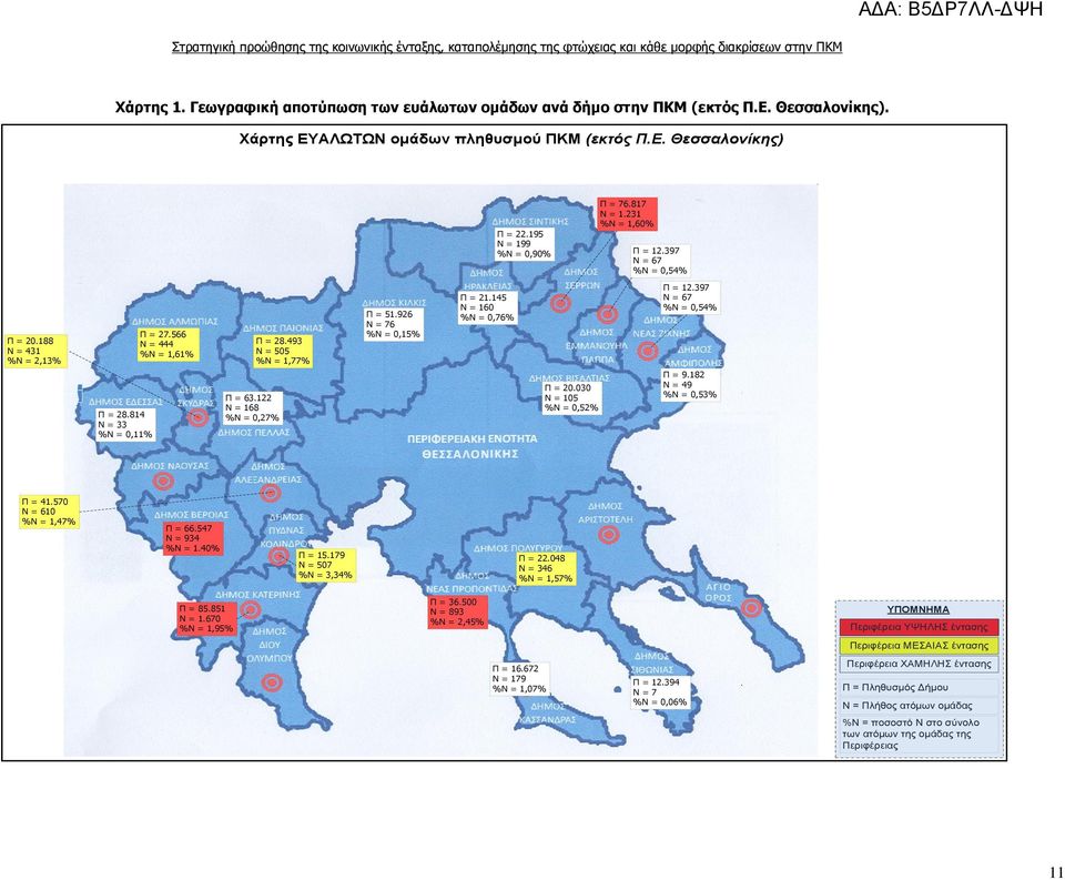 493 Ν = 505 %Ν = 1,77% Π = 51.926 Ν = 76 %Ν = 0,15% Π = 21.145 Ν = 160 %Ν = 0,76% Π = 20.030 Ν = 105 %Ν = 0,52% Π = 12.397 Ν = 67 %Ν = 0,54% Π = 9.182 Ν = 49 %Ν = 0,53% Π = 41.