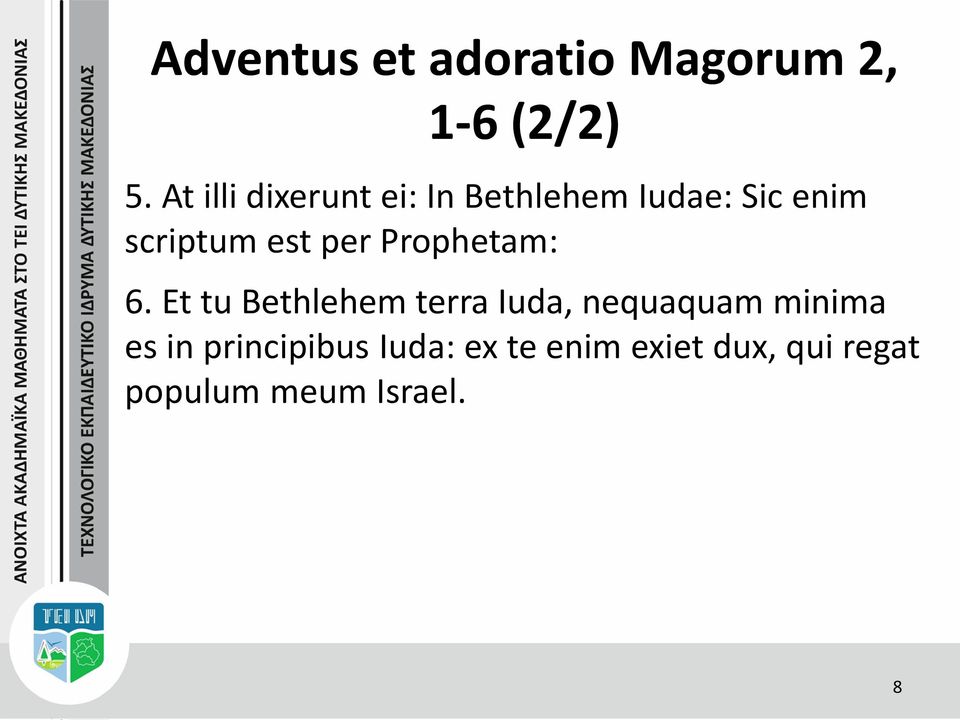 per Prophetam: 6.