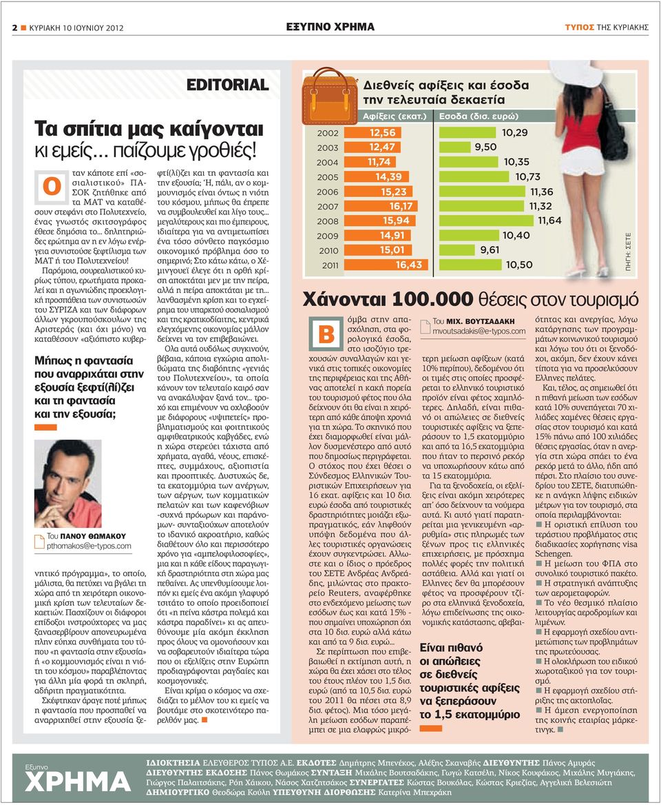 com O ταν κάποτε επί «σοσιαλιστικού» ΠΑ- ΣΟΚ ζητήθηκε από τα ΜΑΤ να καταθέσουν στεφάνι στο Πολυτεχνείο, ένας γνωστός σκιτσογράφος έθεσε δηµόσια το δηλητηριώδες ερώτηµα αν η εν λόγω ενέργεια
