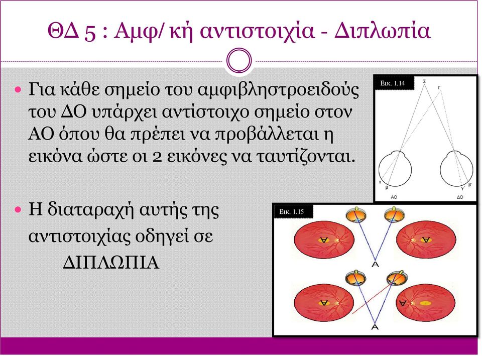 θα πρέπει να προβάλλεται η εικόνα ώστε οι 2 εικόνες να