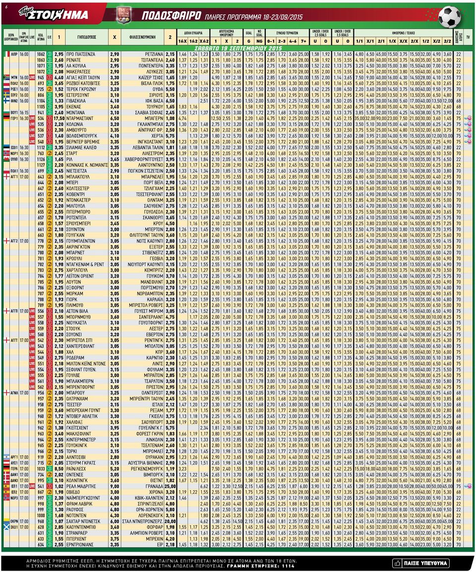 ΒΙΣΛΑ ΠΛΟΚ 7,5 3 ΡΩΣ 6:00 75 ΤΕΡΕΚ ΓΚΡΟΖΝΥ ΟΥΦΑ,9,08 3, 40,00 9,50 9, ΣΟΥ 6:00 806 ΕΣΤΕΡΣΟΥΝΤ ΣΙΡΙΟΥΣ,56 3,,00 3 ΦΙΝ 6:00 04 ΓΙΒΑΣΚΙΛΑ ΙΦΚ ΒΑΣΑ,5 0,00 40,00 05 ΕΚΕΝΑΣ ΤΟΥΡΚΟΥ 3,, 6, 8, 3 4, ΒΟΥ 6:5