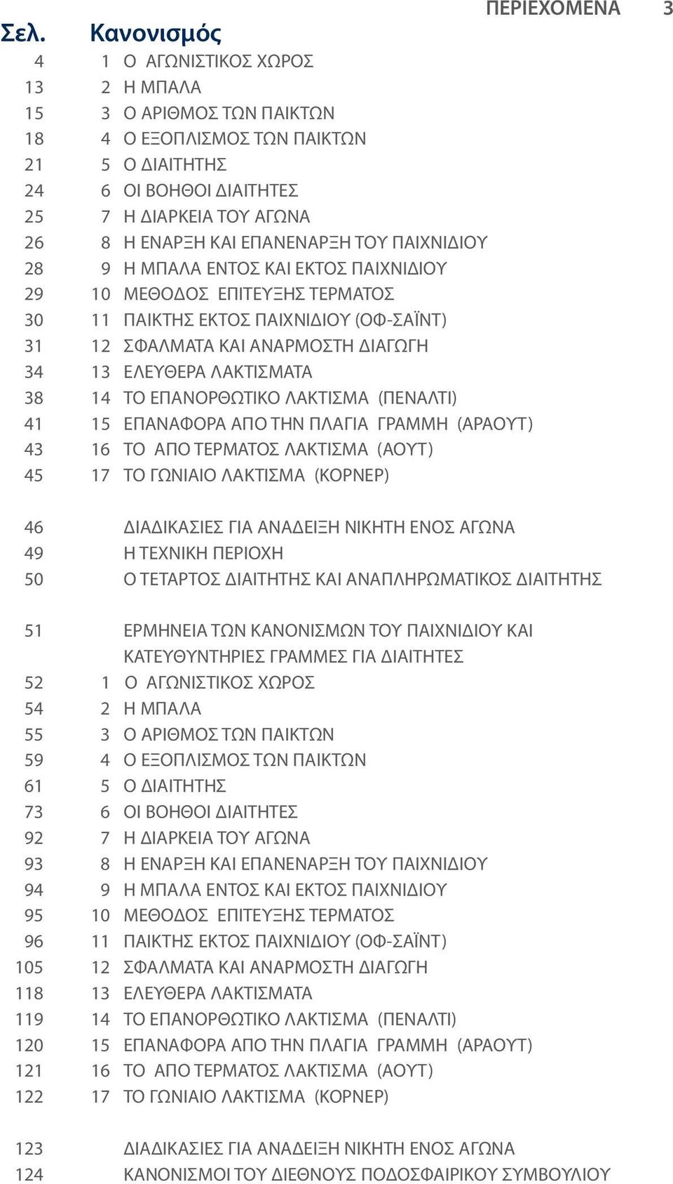 ΛΑΚΤΙΣΜΑΤΑ 38 14 ΤΟ ΕΠΑΝΟΡΘΩΤΙΚΟ ΛΑΚΤΙΣΜΑ (ΠΕΝΑΛΤΙ) 41 15 ΕΠΑΝΑΦΟΡΑ ΑΠΟ ΤΗΝ ΠΛΑΓΙΑ ΓΡΑΜΜΗ (ΑΡΑΟΥΤ) 43 16 ΤΟ ΑΠΟ ΤΕΡΜΑΤΟΣ ΛΑΚΤΙΣΜΑ (ΑΟΥΤ) 45 17 ΤΟ ΓΩΝΙΑΙΟ ΛΑΚΤΙΣΜΑ (ΚΟΡΝΕΡ) ΠΕΡΙΕΧΟΜΕΝΑ 3 46