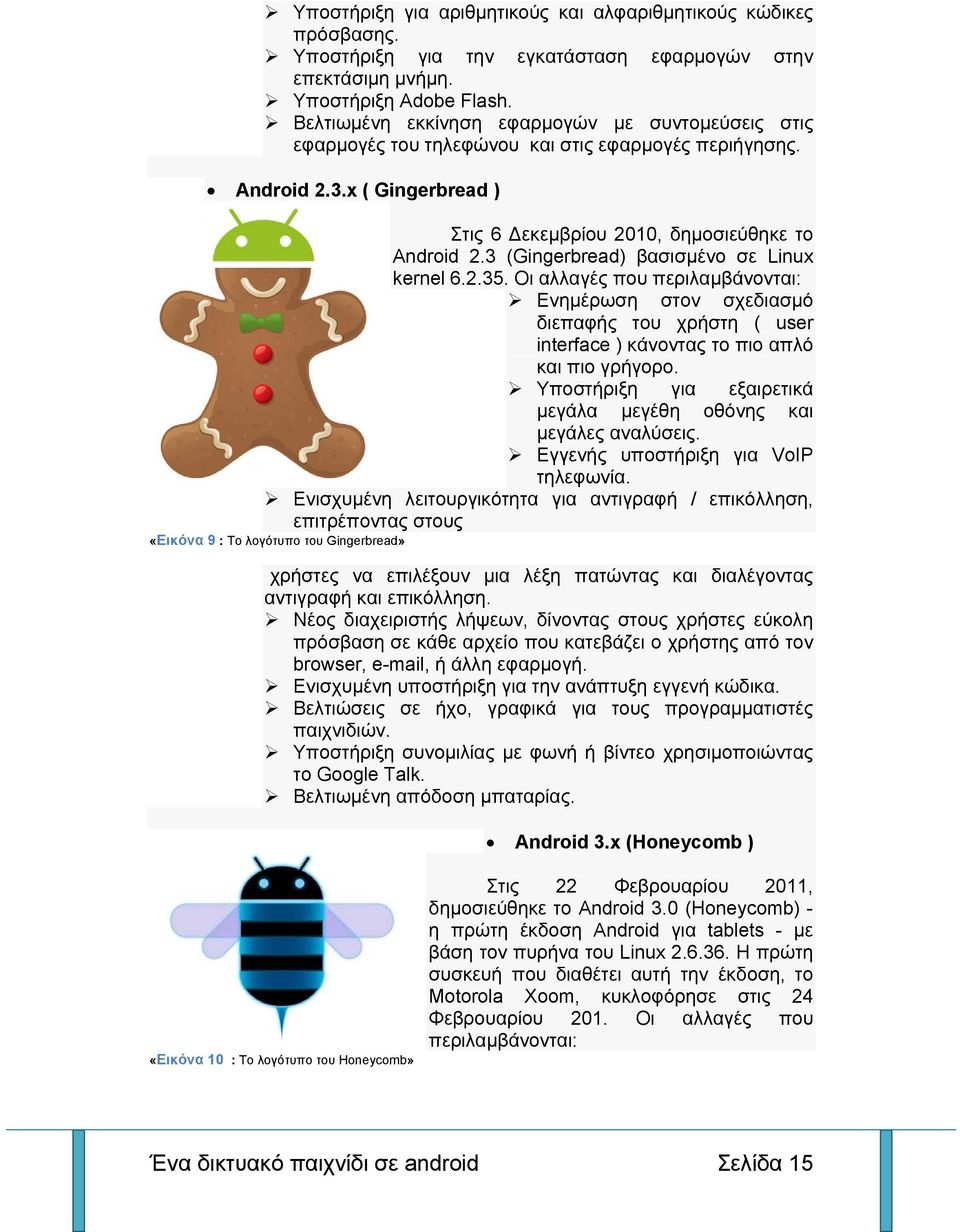 3 (Gingerbread) βασισμένο σε Linux kernel 6.2.35. Οι αλλαγές που περιλαμβάνονται: Ενημέρωση στον σχεδιασμό διεπαφής του χρήστη ( user interface ) κάνοντας το πιο απλό και πιο γρήγορο.