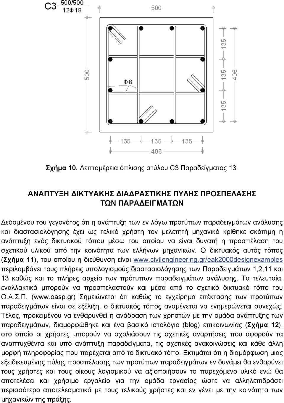 μελετητή μηχανικό κρίθηκε σκόπιμη η ανάπτυξη ενός δικτυακού τόπου μέσω του οποίου να είναι δυνατή η προσπέλαση του σχετικού υλικού από την κοινότητα των ελλήνων μηχανικών.