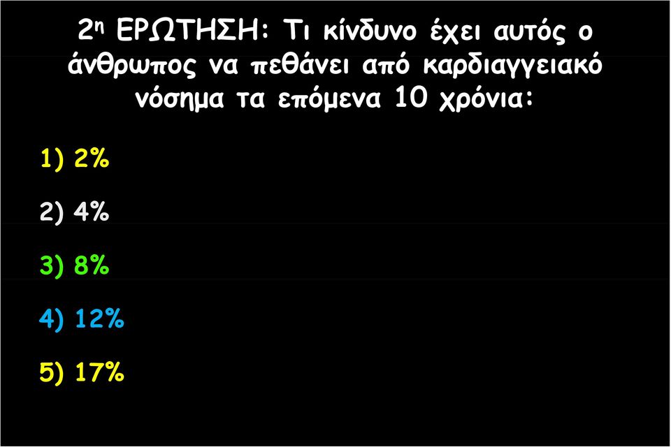 καρδιαγγειακό νόσημα τα επόμενα 10