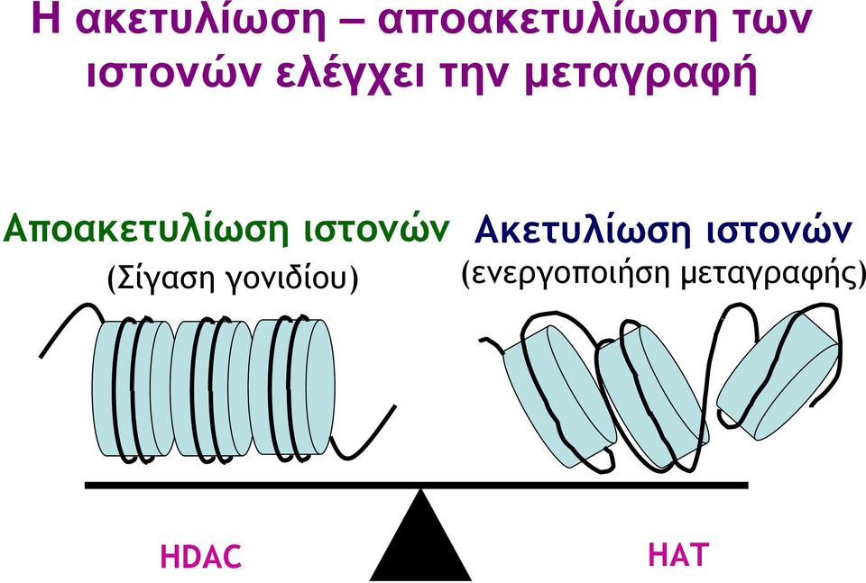 ιστονών (Σίγαση γονιδίου) Ακετυλίωση