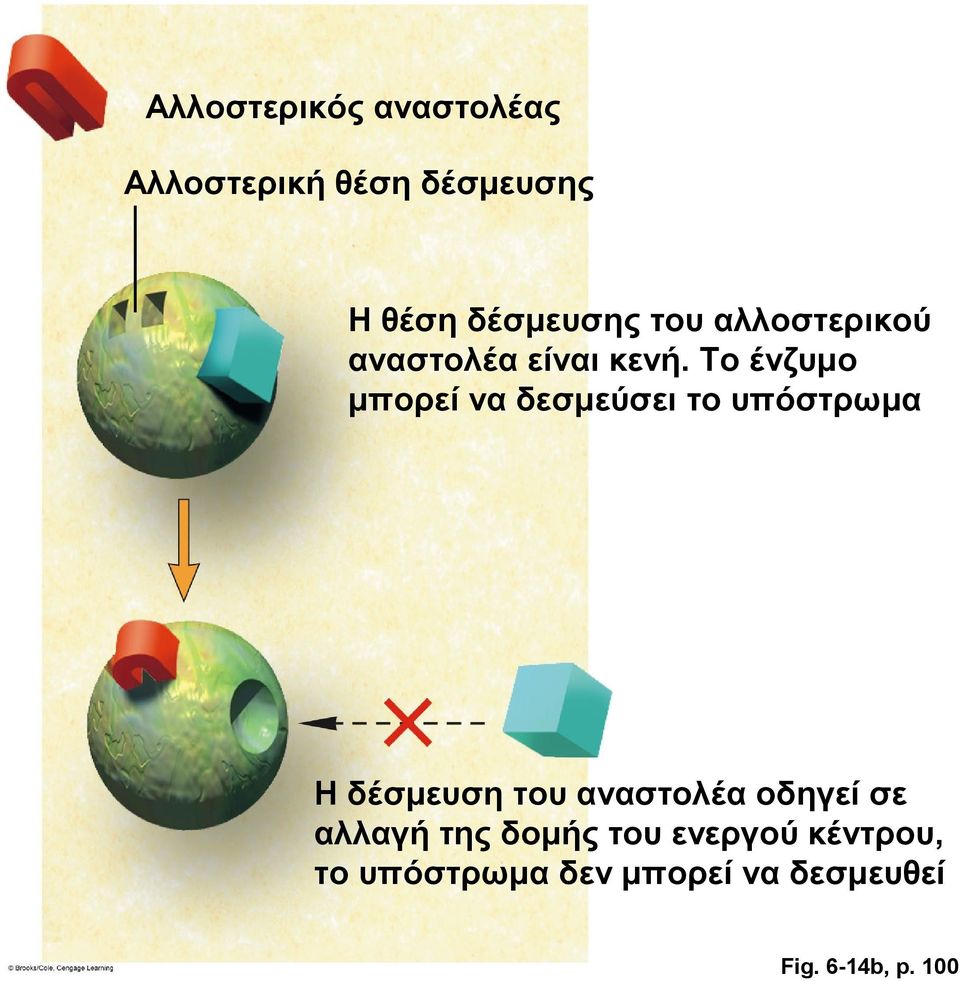 Το ένζυμο μπορεί να δεσμεύσει το υπόστρωμα Η δέσμευση του αναστολέα