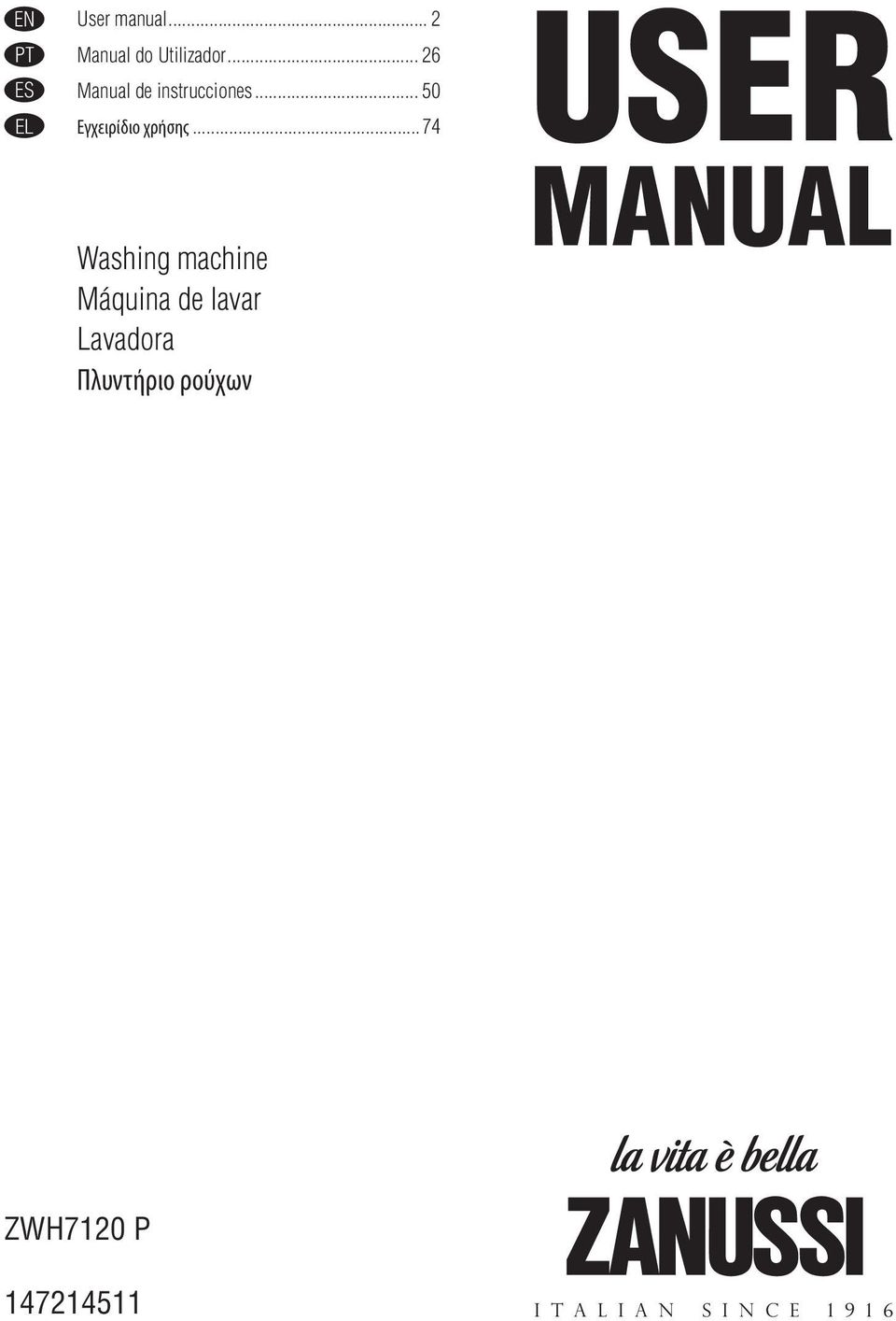.. 26 Manual de instrucciones.