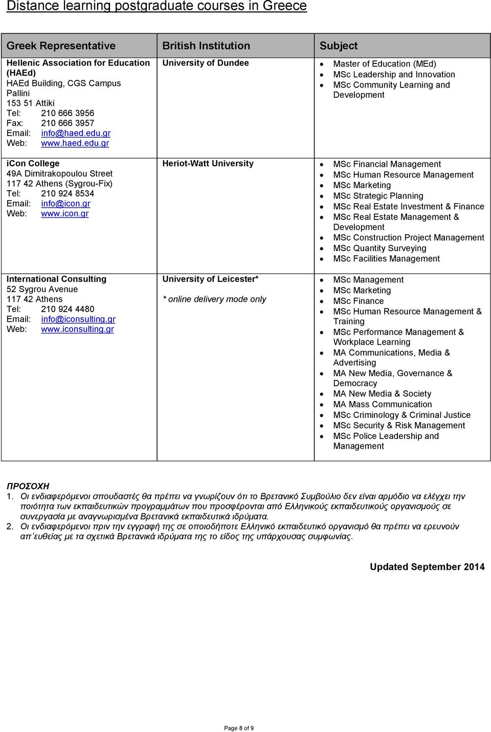 gr Web: www.haed.edu.