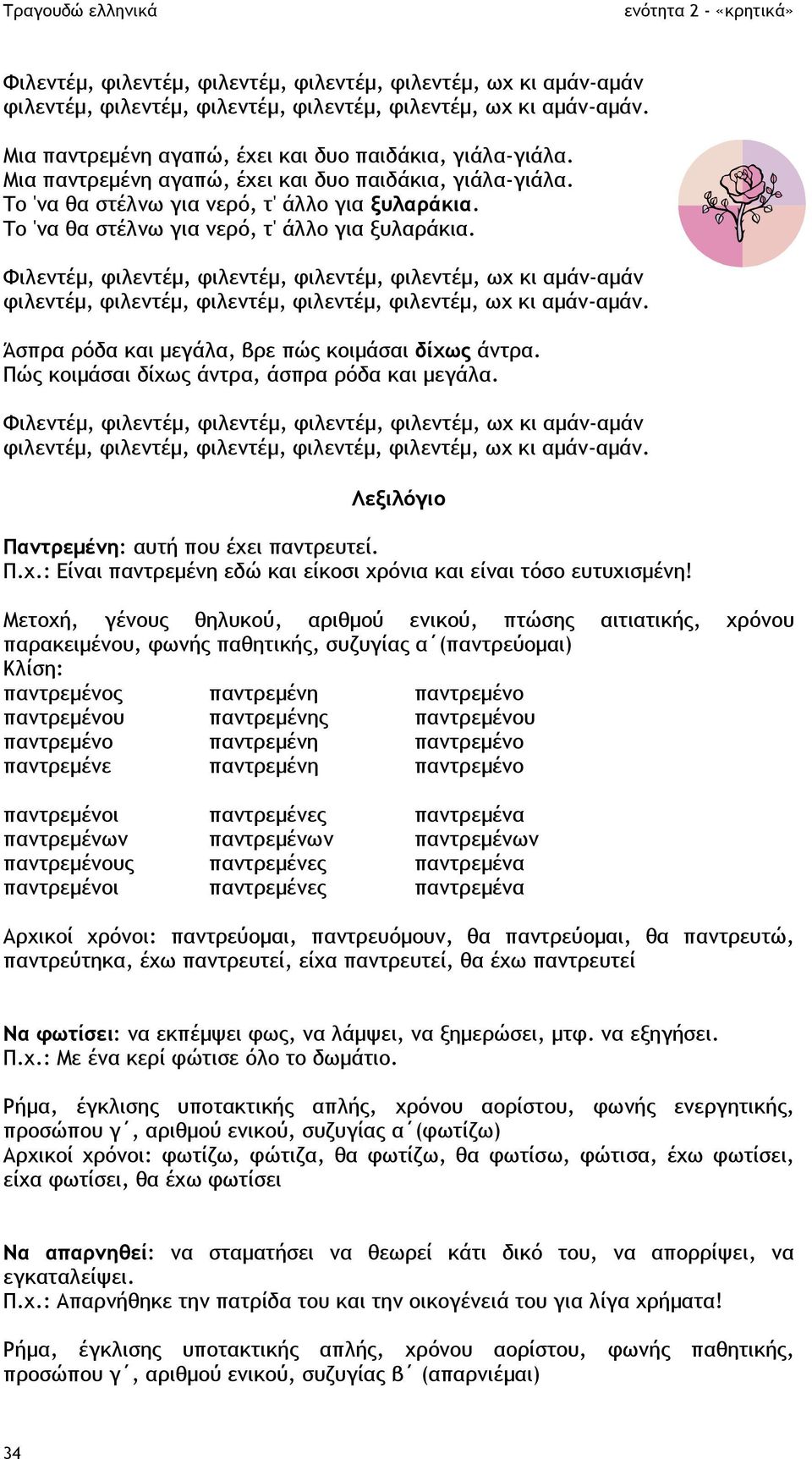 Το 'να θα στέλνω για νερό, τ' άλλο για ξυλαράκια. Φιλεντέµ, φιλεντέµ, φιλεντέµ, φιλεντέµ, φιλεντέµ, ωχ κι αµάν-αµάν φιλεντέµ, φιλεντέµ, φιλεντέµ, φιλεντέµ, φιλεντέµ, ωχ κι αµάν-αµάν.