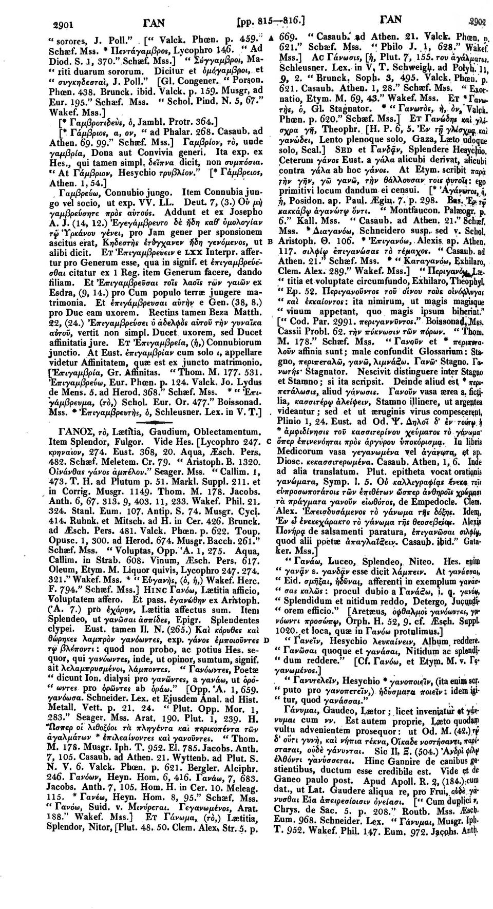 Scbweigti. ad PoIybVli, " συγκηδεσταϊ, J. Poll." [Gl. Congener. " Porson. 2. " Brunck, Soph. 3, 495. Valck. Phoen. p.' Phoen. 438. Brunck. ibid. Valck. p. 159. Musgr, ad 621. Casaub. Atbeu. 1, 28.