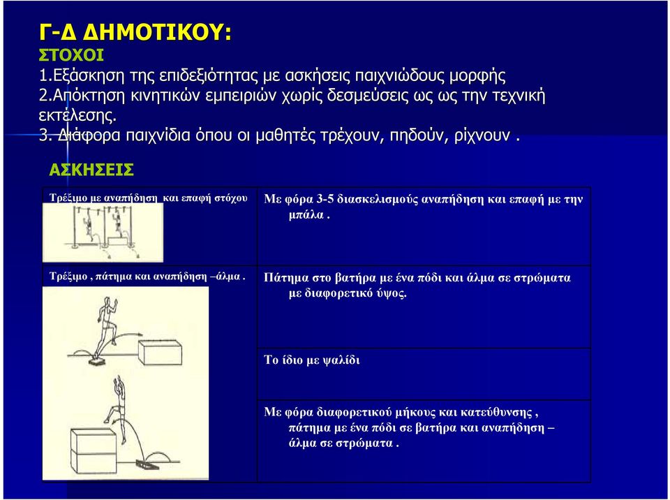 Τεχνικά χαρακτηριστικά και µεθοδική διδασκαλία των αλµάτων στο σχολείο -  PDF ΔΩΡΕΑΝ Λήψη