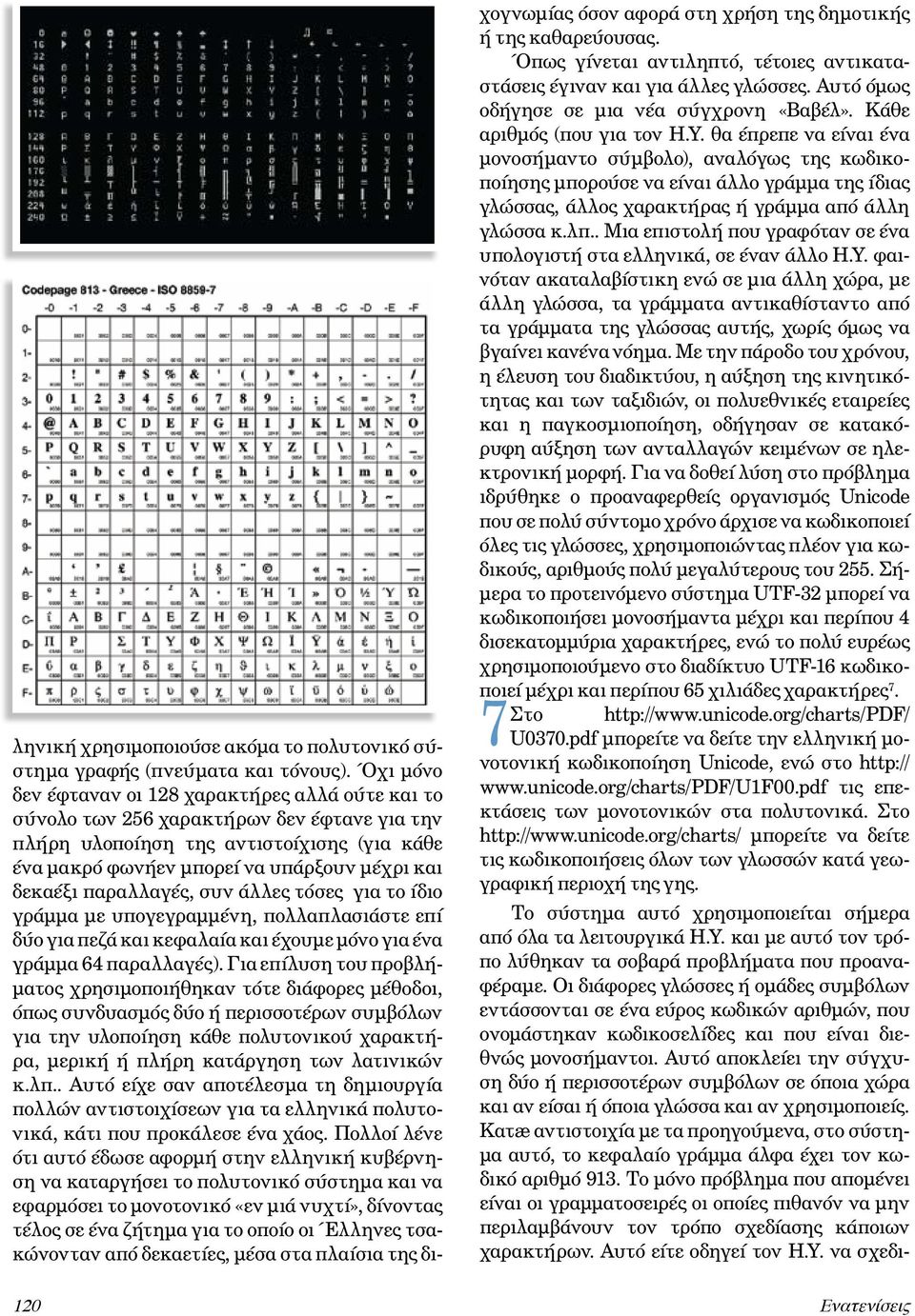 παραλλαγές, συν άλλες τόσες για το ίδιο γράμμα με υπογεγραμμένη, πολλαπλασιάστε επί δύο για πεζά και κεφαλαία και έχουμε μόνο για ένα γράμμα 64 παραλλαγές).