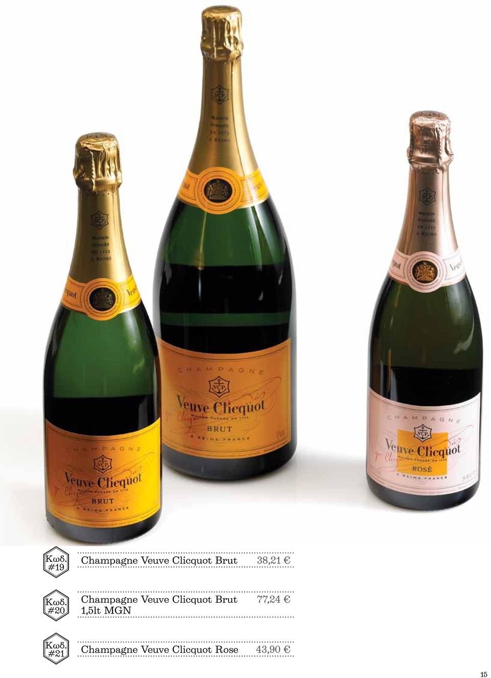 #20 Champagne Veuve Clicquot Brut