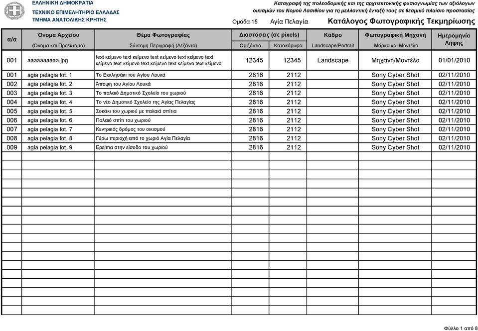 Προέκταμα) Σύντομη Περιγραφή (Λεζάντα) Οριζόντια Κατακόρυφα Landscape/Portrait Μάρκα και Μοντέλο Ημερομηνία Λήψης 001 aaaaaaaaaa.