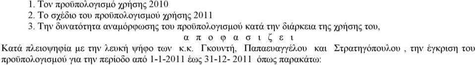 α σ ι ζ ε ι Κατά πλειοψηφία με την λευκή