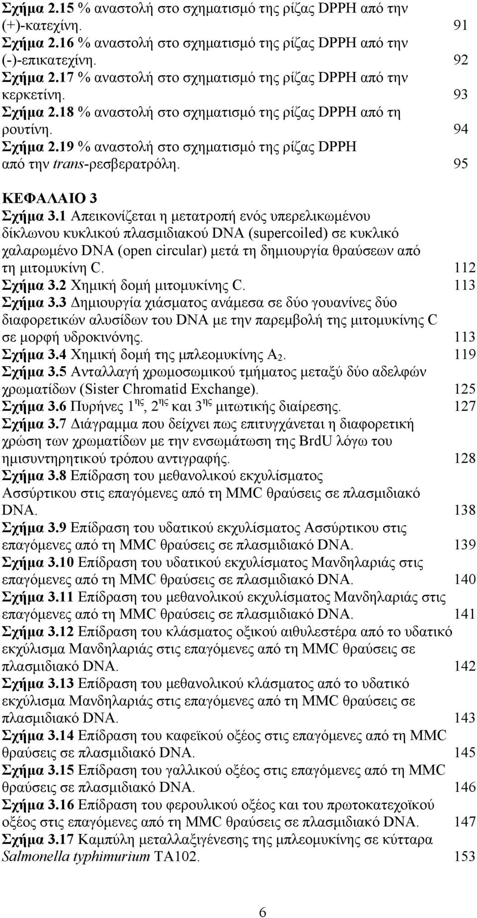 19 % αναστολή στο σχηµατισµό της ρίζας DPPH από την trans-ρεσβερατρόλη. 95 ΚΕΦΑΛΑΙΟ 3 Σχήµα 3.
