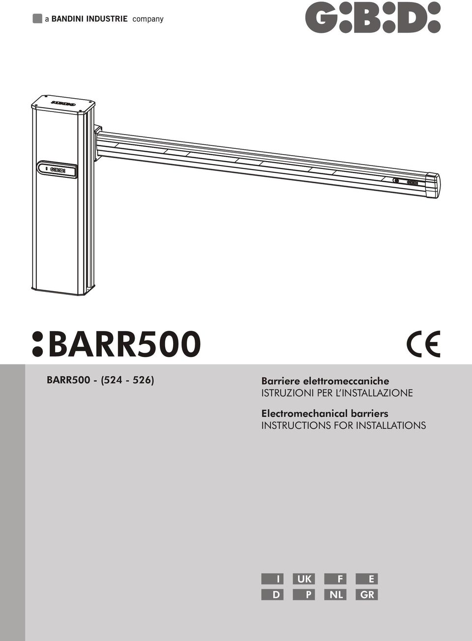 INSTLLZION lectromechanical barriers
