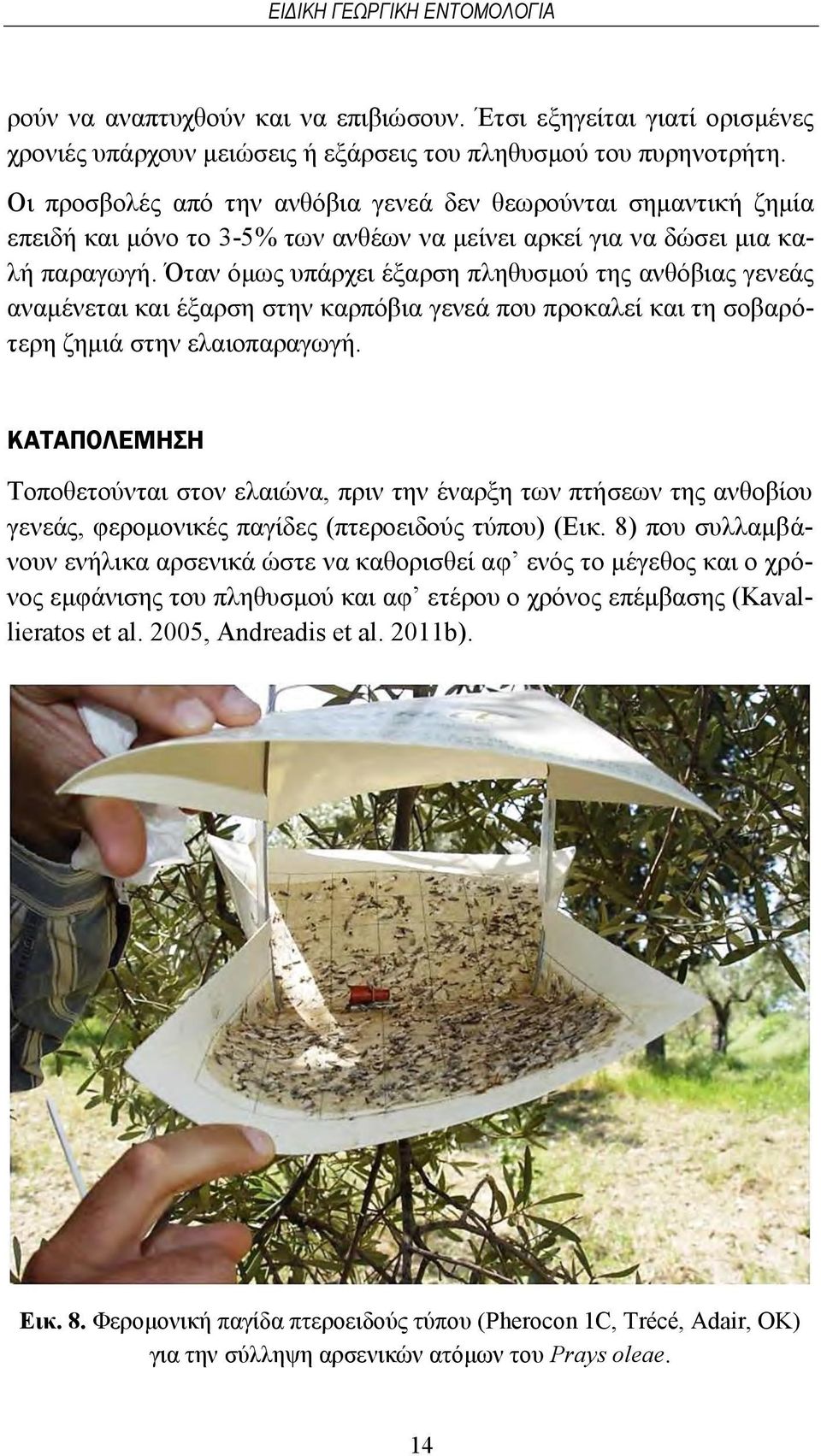 Όταν όμως υπάρχει έξαρση πληθυσμού της ανθόβιας γενεάς αναμένεται και έξαρση στην καρπόβια γενεά που προκαλεί και τη σοβαρότερη ζημιά στην ελαιοπαραγωγή.