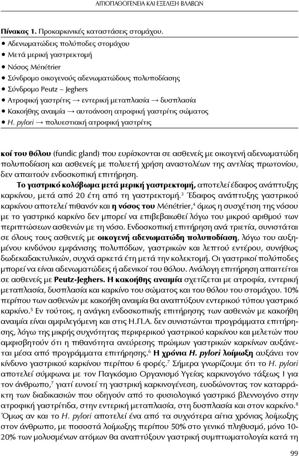 Κακοήθης αναιμία αυτοάνοση ατροφική γαστρίτις σώματος H.