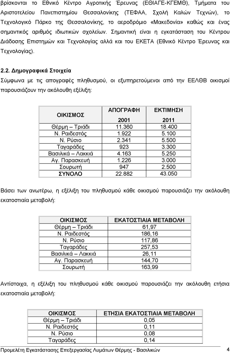 Σημαντική είναι η εγκατάσταση του Κέντρου Διάδοσης Επιστημών και Τεχνολογίας αλλά και του ΕΚΕΤΑ (Εθνικό Κέντρο Έρευνας και Τεχνολογίας).