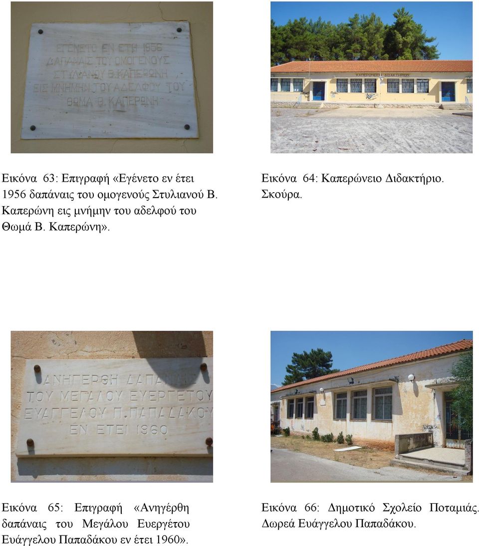 Εικόνα 64: Καπερώνειο Διδακτήριο. Σκούρα.