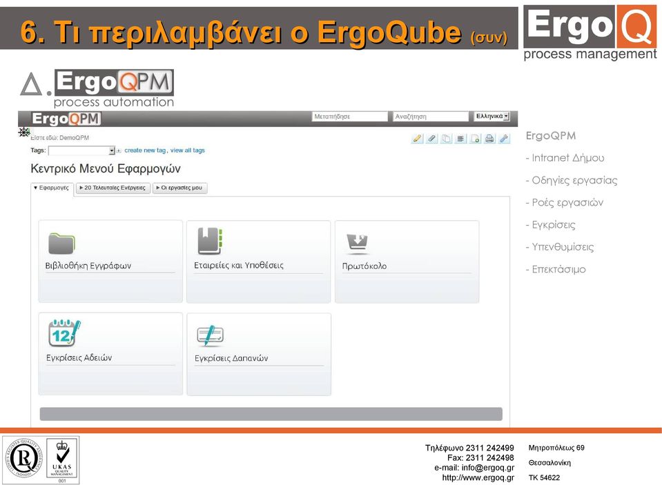 ErgoQPM - Intranet Δήμου - Οδηγίες