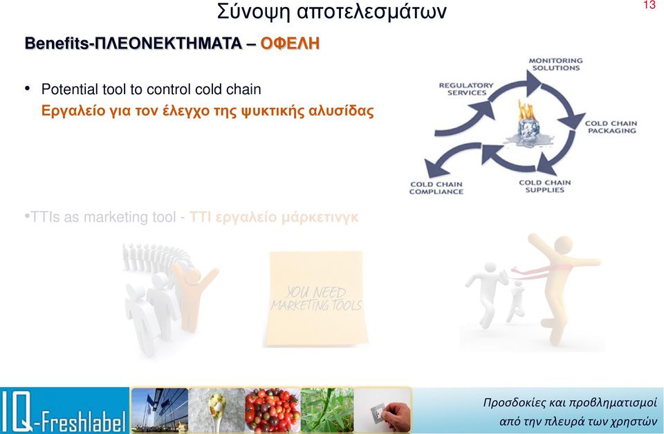 to control cold chain Εργαλείο για τον έλεγχο