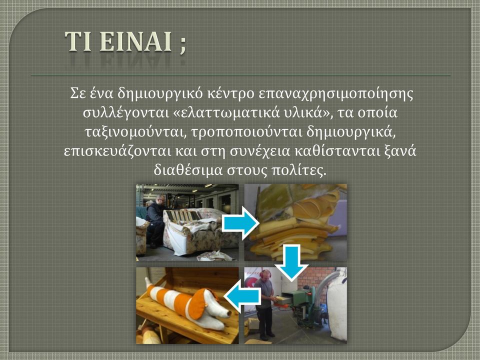 ταξινομούνται, τροποποιούνται δημιουργικά,