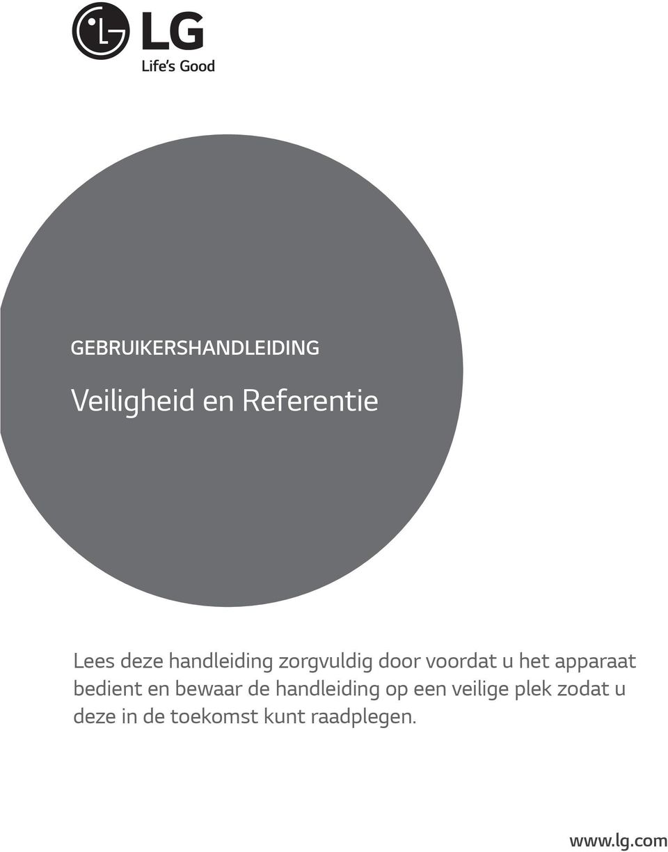 apparaat bedient en bewaar de handleiding op een
