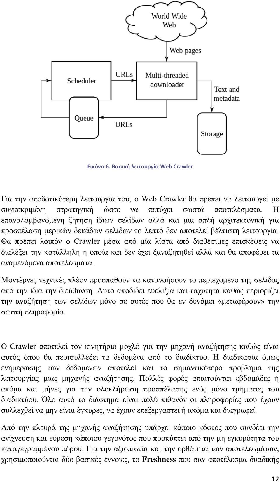 Θα πρέπει λοιπόν ο Crawler μέσα από μία λίστα από διαθέσιμες επισκέψεις να διαλέξει την κατάλληλη η οποία και δεν έχει ξαναζητηθεί αλλά και θα αποφέρει τα αναμενόμενα αποτελέσματα.
