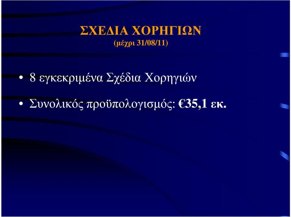 Σχέδια Χορηγιών