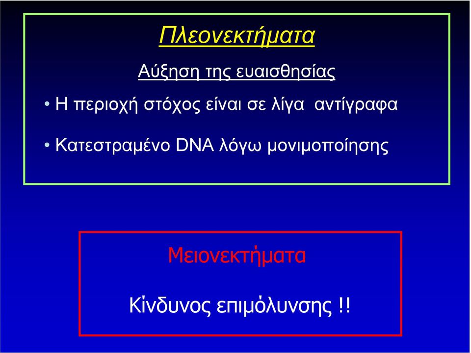 αντίγραφα Κατεστραµένο DNA λόγω