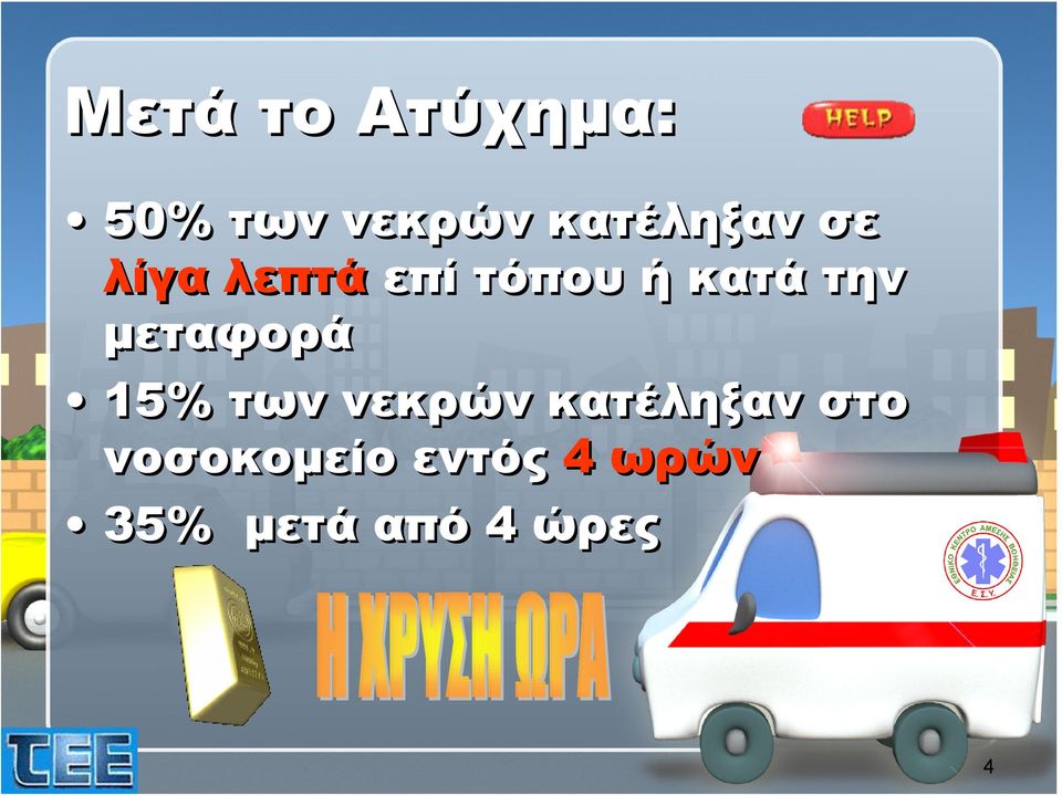 κατά την μεταφορά 15% των νεκρών