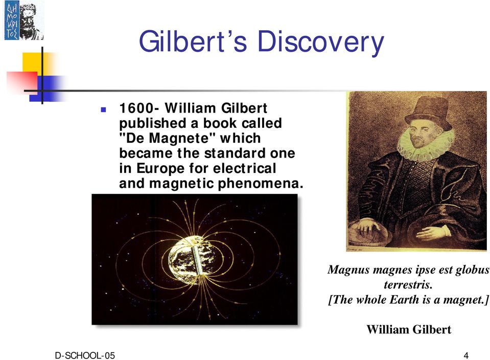 electrical and magnetic phenomena.