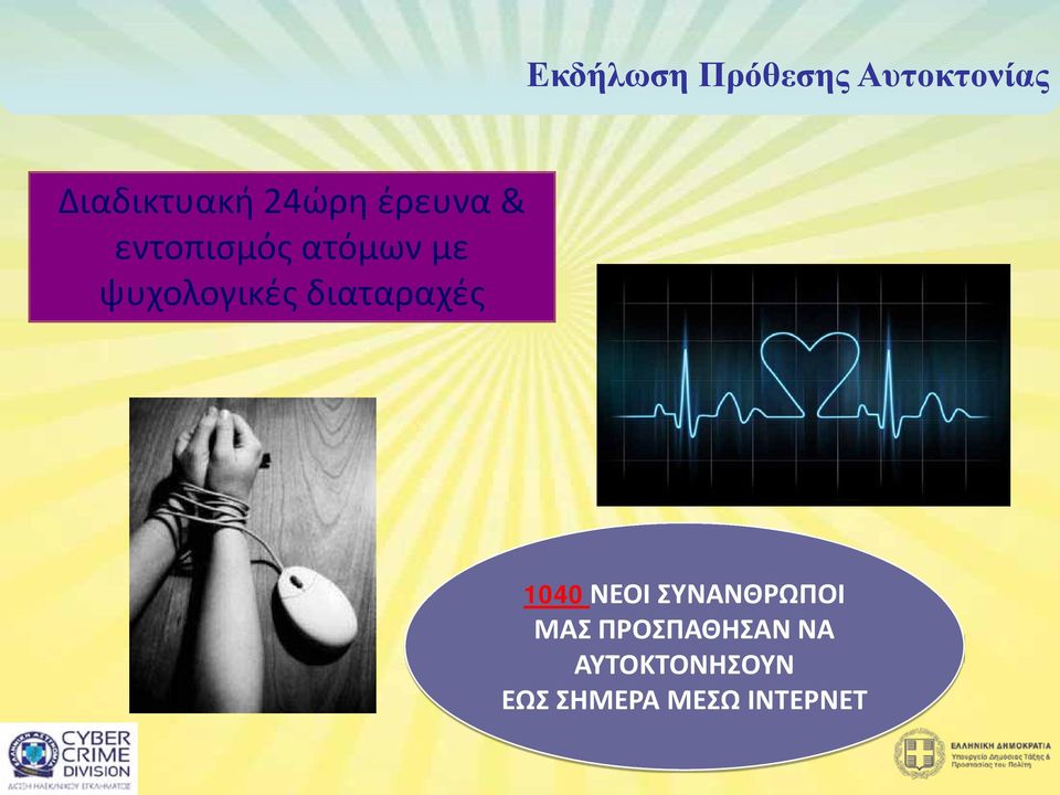 ψυχολογικές διαταραχές 1040 ΝΕΟΙ ΣΥΝΑΝΘΡΩΠΟΙ