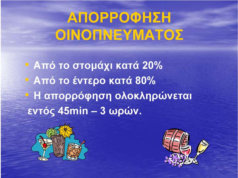 έντερο κατά 80% Η απορρόφηση