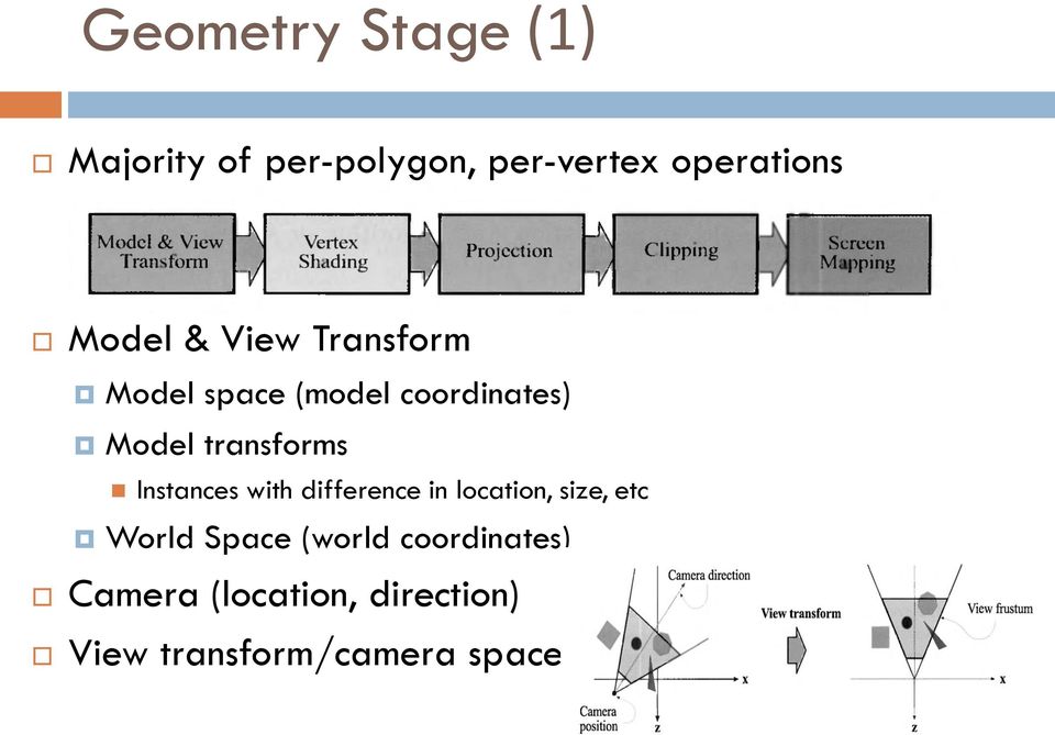 transforms Instances with difference in location, size, etc World