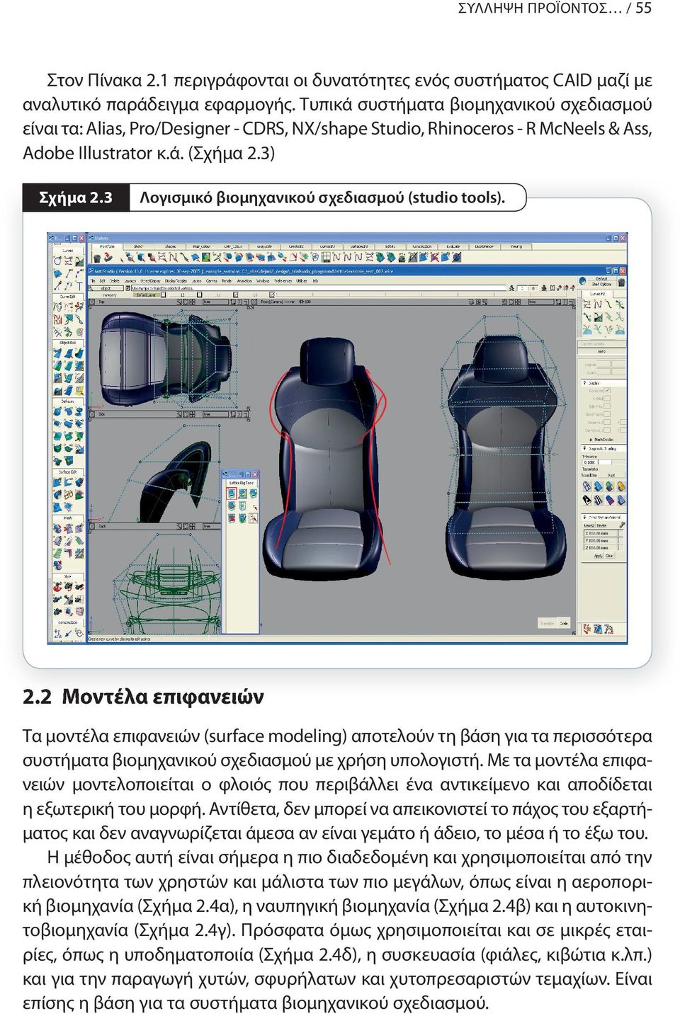 3 Λογισμικό βιομηχανικού σχεδιασμού (studio tools). 2.