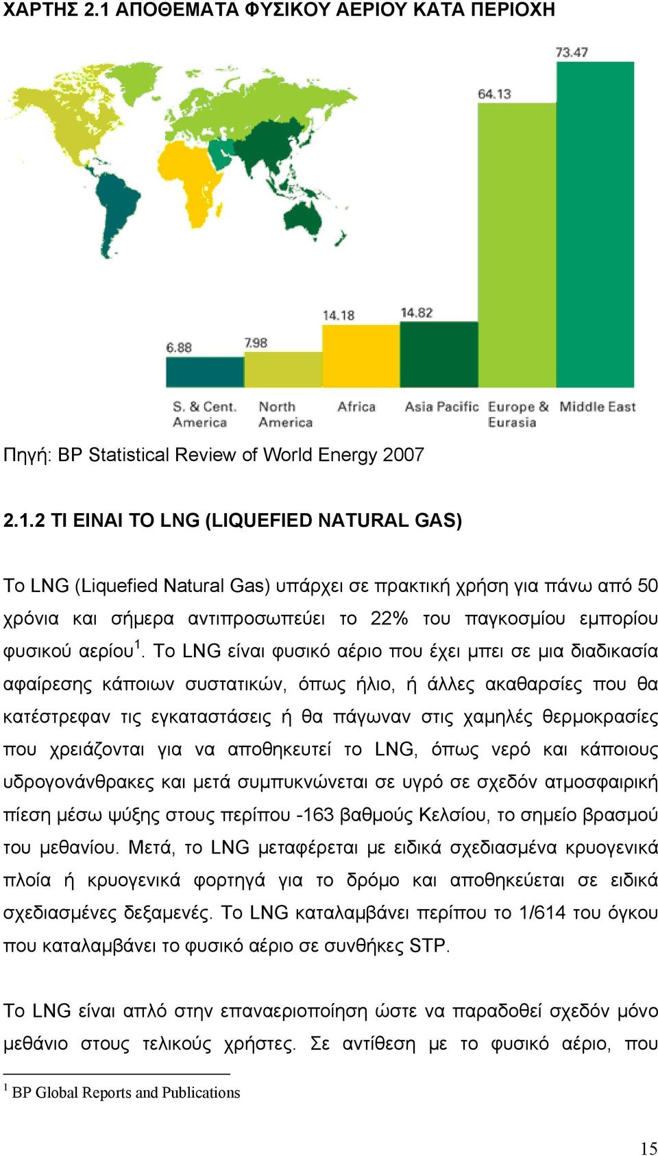 2 ΤΙ ΕΙΝΑΙ ΤΟ LNG (LIQUEFIED NATURAL GAS) Το LNG (Liquefied Natural Gas) υπάρχει σε πρακτική χρήση για πάνω από 50 χρόνια και σήμερα αντιπροσωπεύει το 22% του παγκοσμίου εμπορίου φυσικού αερίου 1.