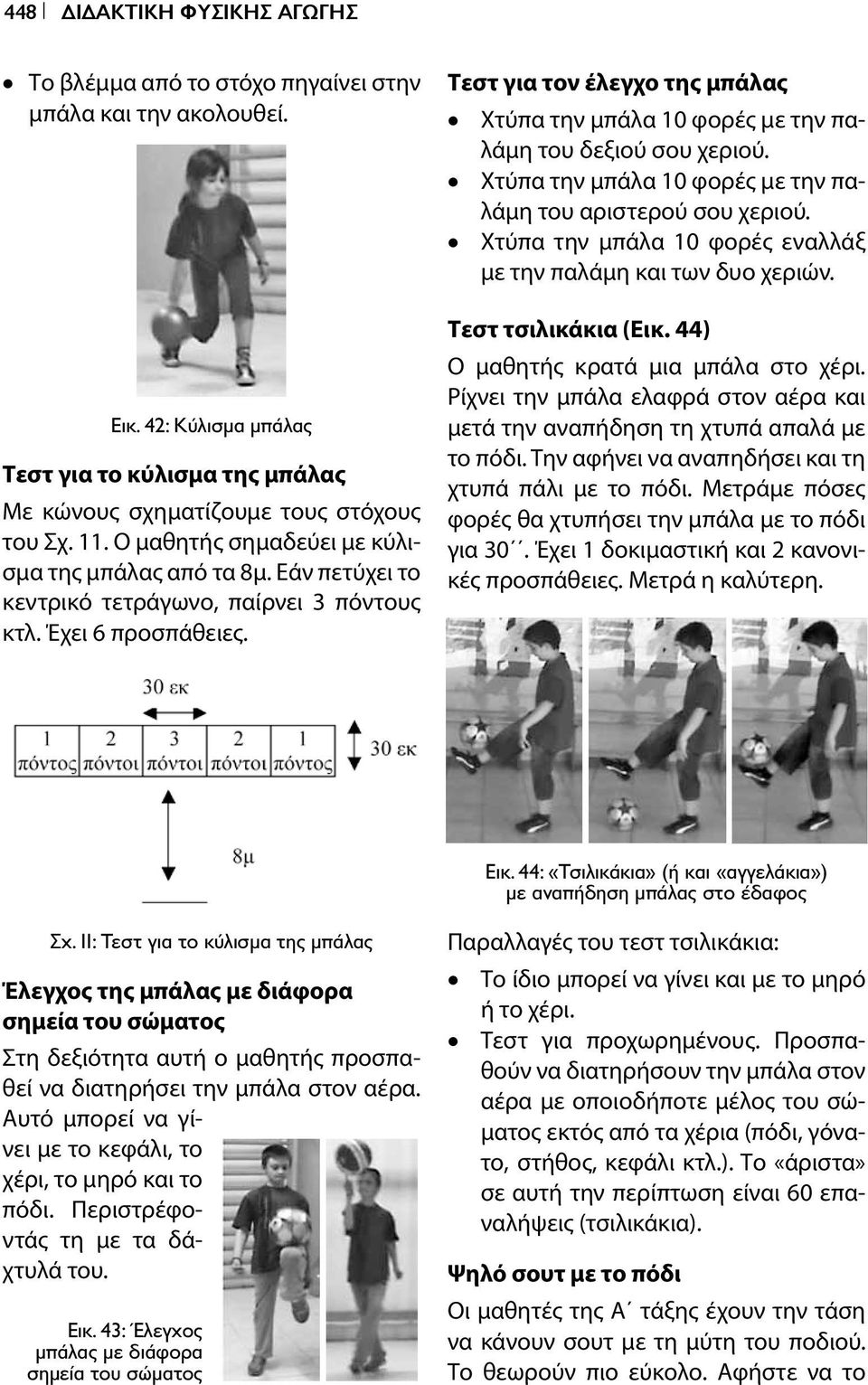 Τεστ για τον έλεγχο της μπάλας Χτύπα την μπάλα 10 φορές με την παλάμη του δεξιού σου χεριού. Χτύπα την μπάλα 10 φορές με την παλάμη του αριστερού σου χεριού.