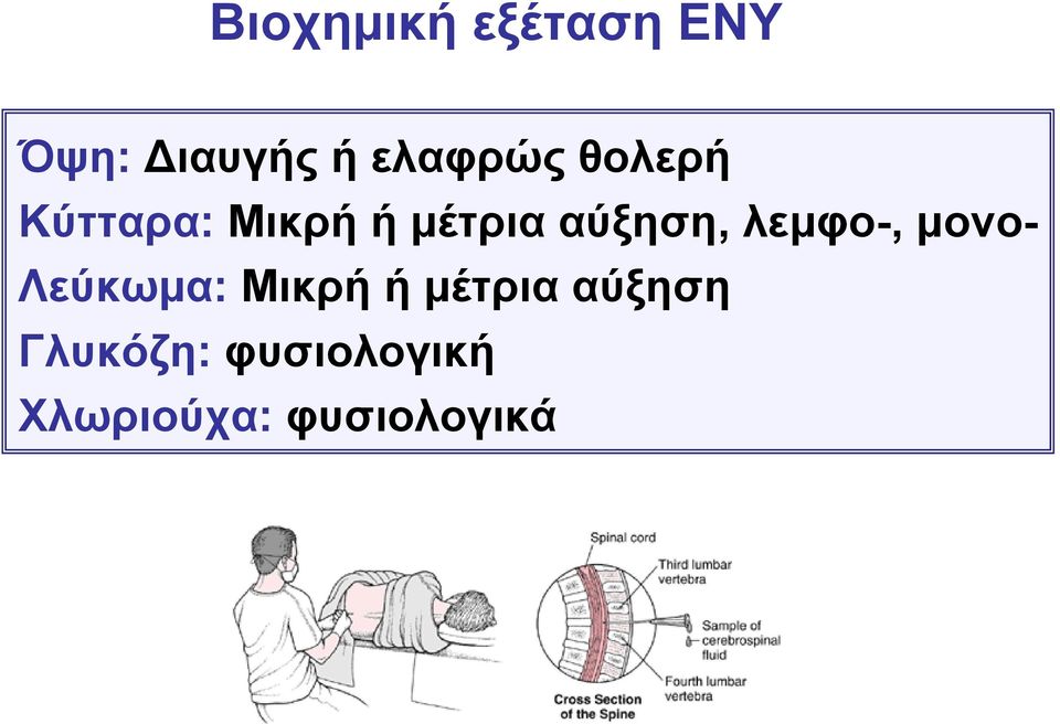 αύξηση, λεμφο, μονο Λεύκωμα: Μικρή ή