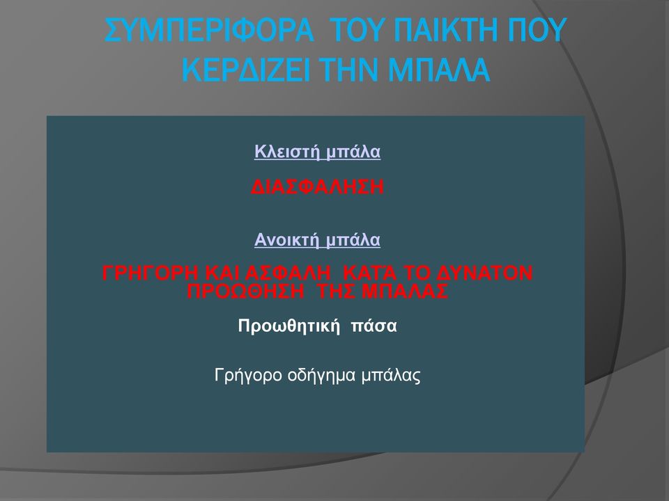 ΓΡΗΓΟΡΗ ΚΑΙ ΑΣΦΑΛΗ ΚΑΤΆ ΤΟ ΔΥΝΑΤΟΝ ΠΡΟΩΘΗΣΗ