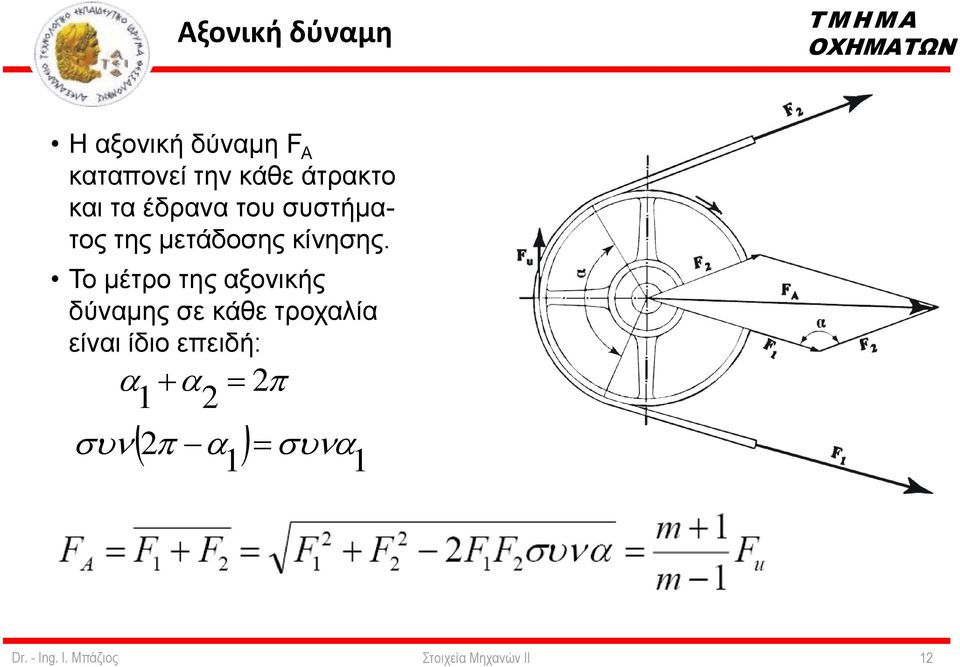 ηεο κεηάδνζεο θίλεζεο.