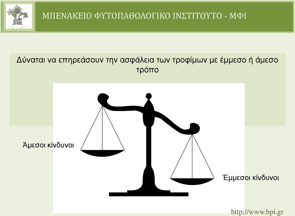 έμμεσο ή άμεσο τρόπο