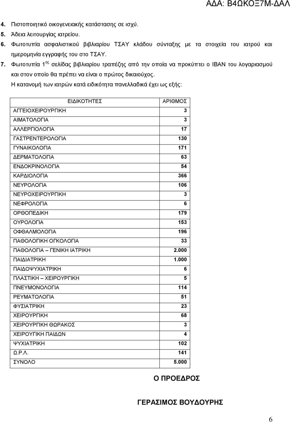 Φωτοτυπία 1 ης σελίδας βιβλιαρίου τραπέζης από την οποία να προκύπτει ο IBAN του λογαριασμού και στον οποίο θα πρέπει να είναι ο πρώτος δικαιούχος.