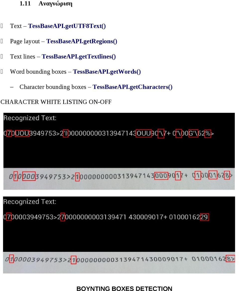 getRegions() Text lines TessBaseAPI.