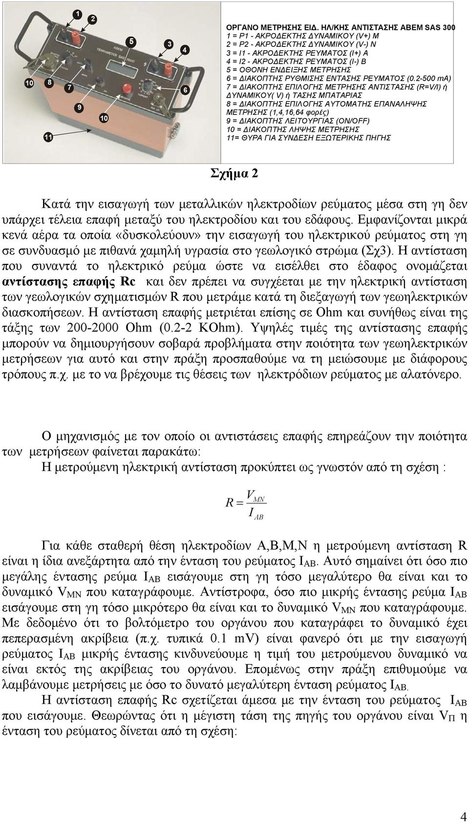 ΜΕΤΡΗΣΗΣ 6 = ΔΙΑΚΟΠΤΗΣ ΡΥΘΜΙΣΗΣ ΕΝΤΑΣΗΣ ΡΕΥΜΑΤΟΣ (0.