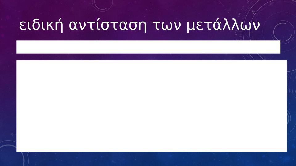 ανεξάρτητη οδηγεί σε μία θερμοκρασιακά ανεξάρτητη συνιστώσα της ειδικής αντίστασης την.